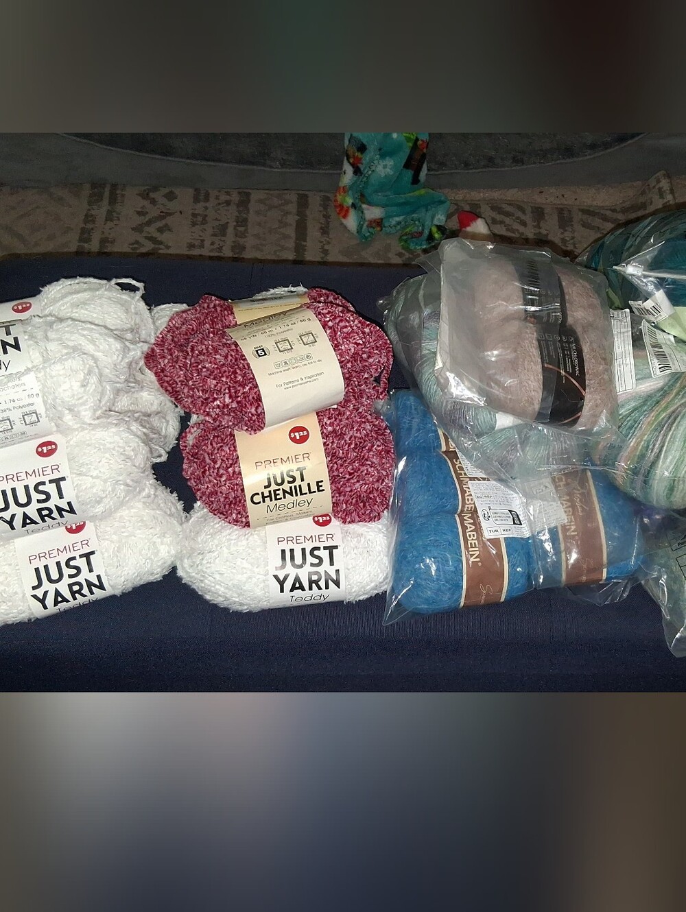 43 Skeins Yarn Lot.